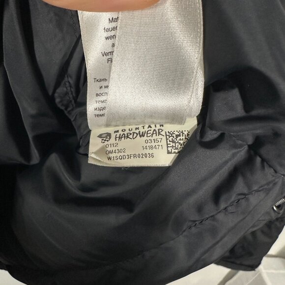 Mountain Hardwear Black Down Puffer Jacket Size Large - Picture 5 of 9